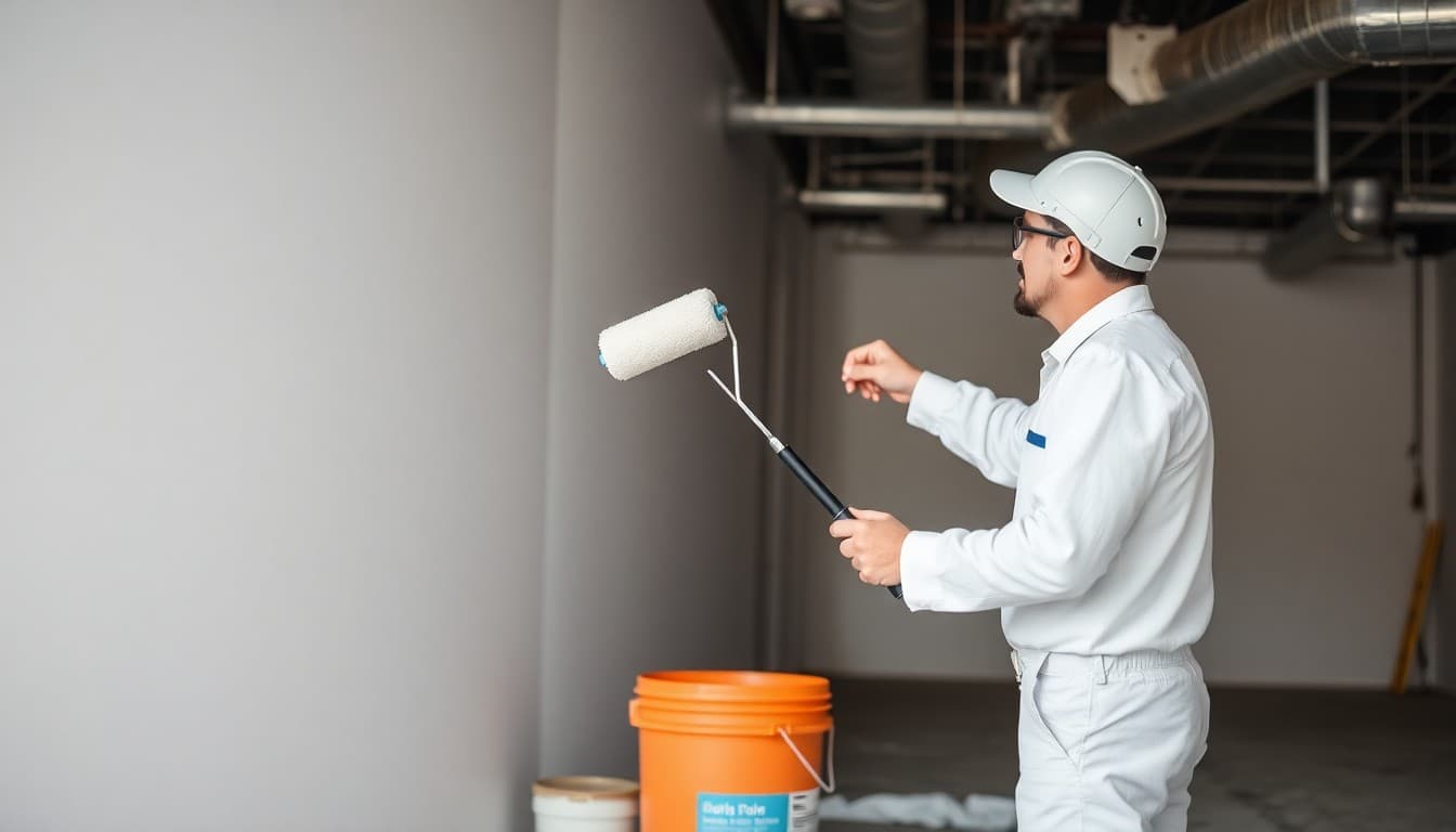 Professional commercial painting